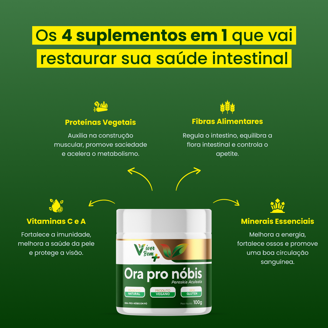 ORA PRO NOBIS | Proteínas e Vitaminas em Harmonia Natural