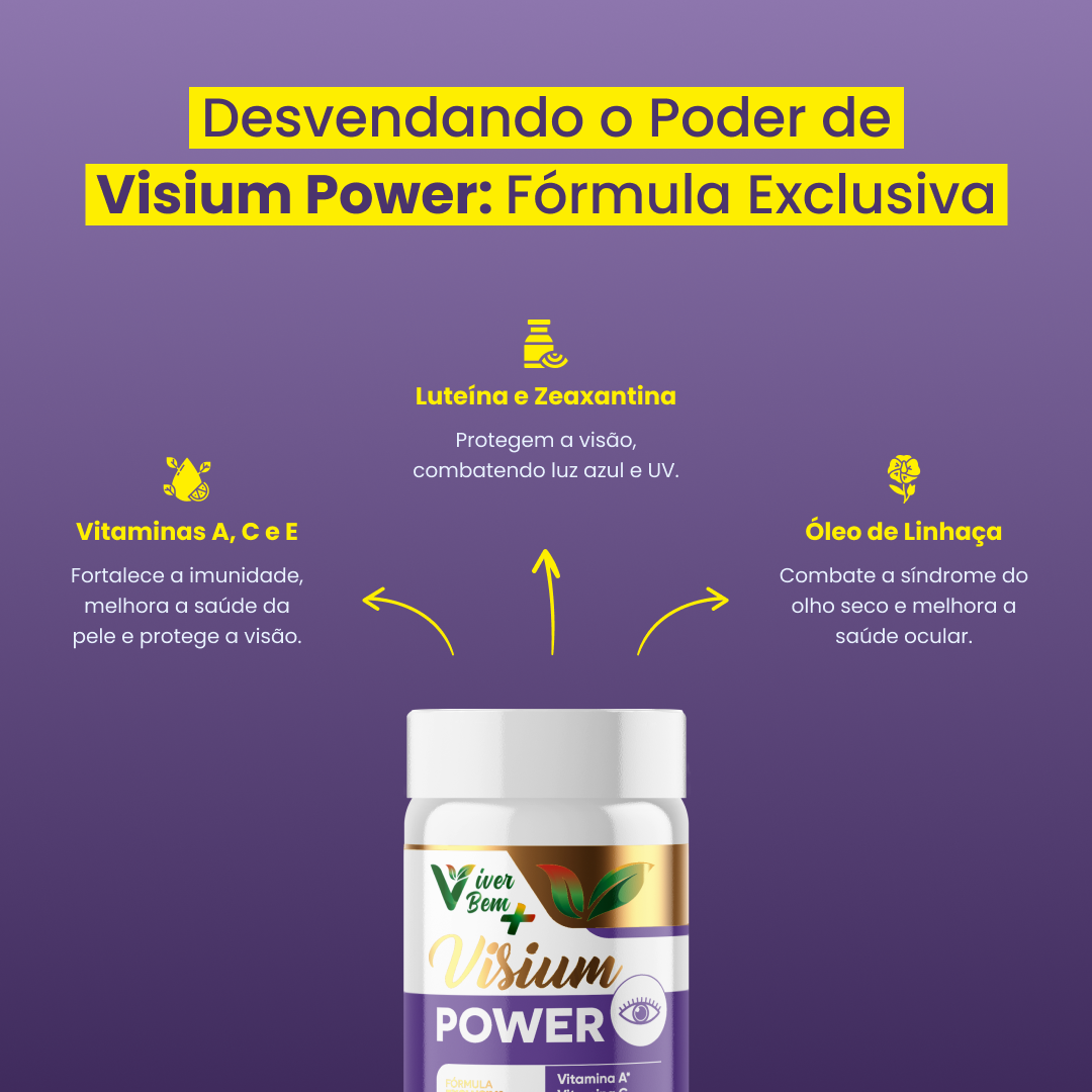 VISIUM POWER | Suporte Avançado para a Saúde dos Olhos